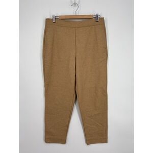 Manteco for Everlane Pants Womens L Brown Wool Pull On Tapered